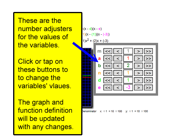 Number adjusters