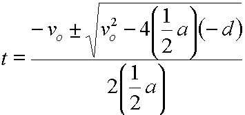 equation solved for t